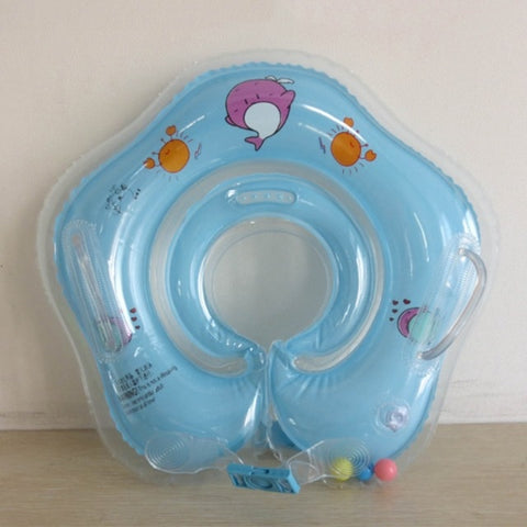 Swimming Baby Accessories Neck Ring Tube Safety Infant Float Circle for Bathing Inflatable Flamingo Inflatable Water Dropship